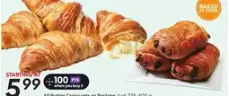 Sobeys All Butter Croissants or Pastries offer