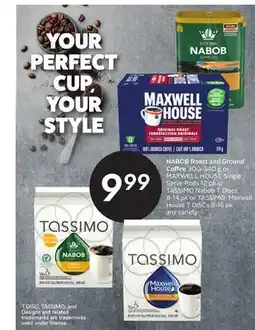 Sobeys NABOB Roast and Ground Coffee offer