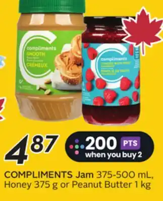 Sobeys COMPLIMENTS Jam offer
