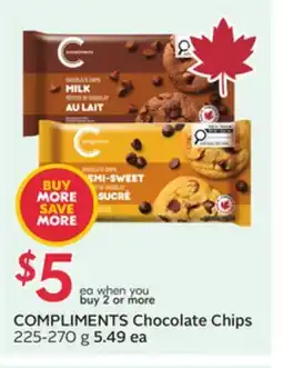 Sobeys COMPLIMENTS Chocolate Chips offer