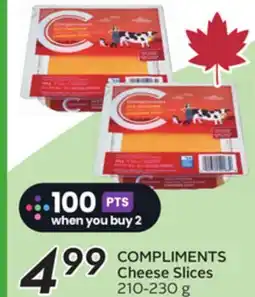 Sobeys COMPLIMENTS Cheese Slices offer