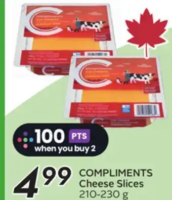 Sobeys COMPLIMENTS Cheese Slices offer