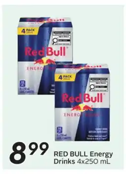 Sobeys RED BULL Energy Drinks offer