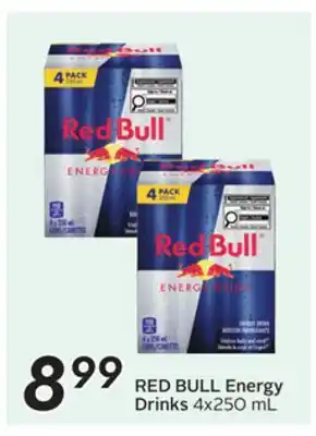 Sobeys RED BULL Energy Drinks offer
