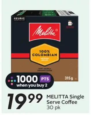 Sobeys MELITTA Single Serve Coffee offer