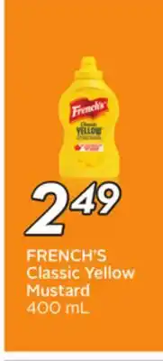Sobeys FRENCH'S Classic Yellow Mustard offer