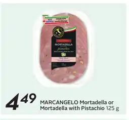 Sobeys MARCANGELO Mortadella or Mortadella with Pistachio offer