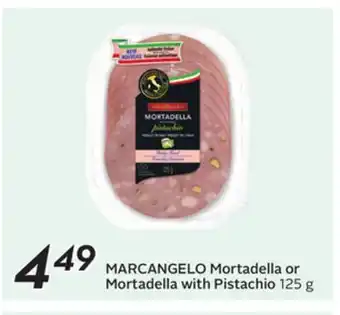 Sobeys MARCANGELO Mortadella or Mortadella with Pistachio offer
