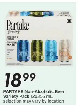 Sobeys PARTAKE Non-Alcoholic Beer offer