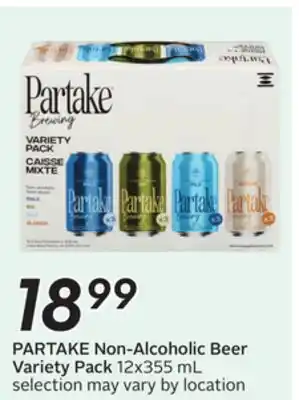 Sobeys PARTAKE Non-Alcoholic Beer offer