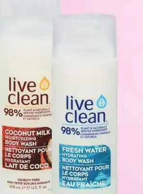 Sobeys LIVE CLEAN Body Wash offer