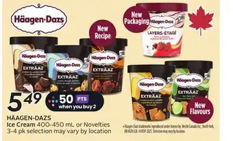 Sobeys HÄAGEN-DAZS Ice Cream offer