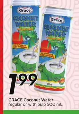 Sobeys GRACE Coconut Water offer