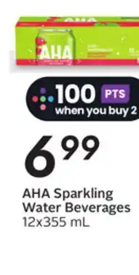 Sobeys AHA Sparkling Water Beverages offer