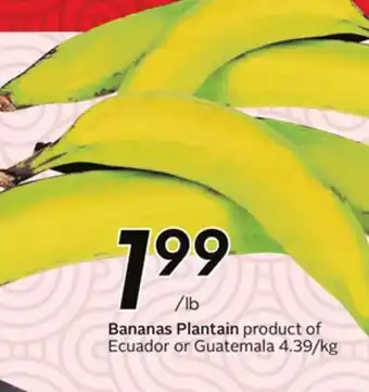 Sobeys Bananas offer