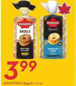 Sobeys DEMPSTER'S Bagels offer