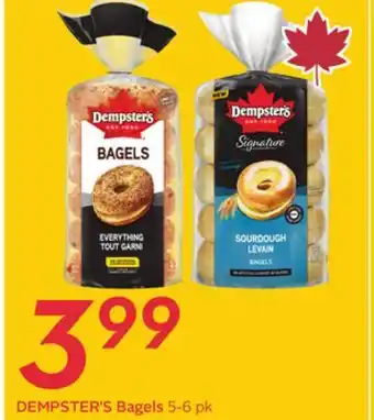 Sobeys DEMPSTER'S Bagels offer