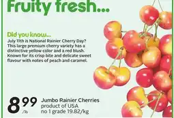 Sobeys Jumbo Rainier Cherries offer