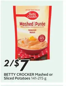Sobeys BETTY CROCKER Mashed or Sliced Potatoes offer
