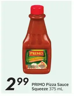 Sobeys PRIMO Pizza Sauce Squeeze offer