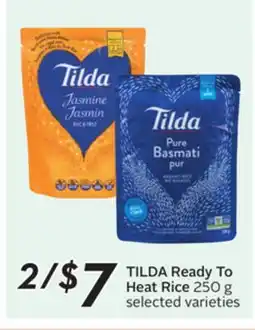 Sobeys TILDA Ready To Heat Rice offer