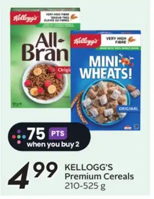 Sobeys KELLOGG'S Premium Cereals offer