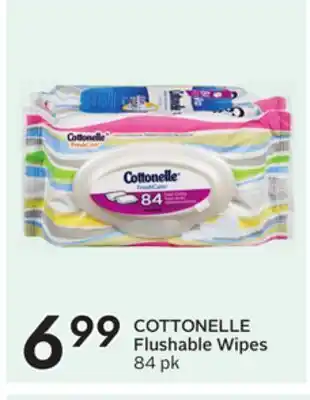 Sobeys COTTONELLE Flushable Wipes offer