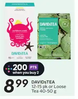 Sobeys DAVIDsTEA offer