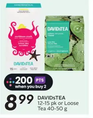 Sobeys DAVIDsTEA offer