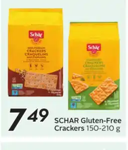 Sobeys SCHAR Gluten-Free Crackers offer