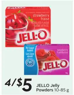 Sobeys JELLO Jelly Powders offer