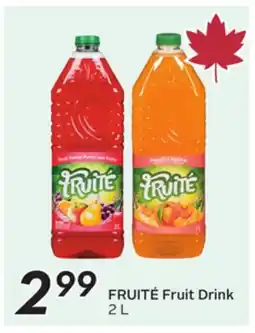 Sobeys FRUITÉ Fruit Drink offer