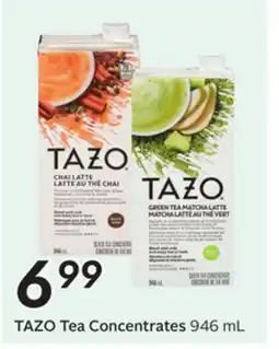 Sobeys TAZO Tea Concentrates offer