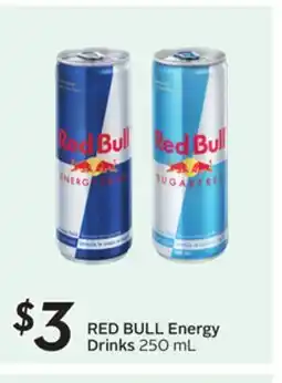 Sobeys RED BULL Energy Drinks offer