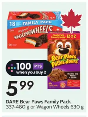 Sobeys DARE Bear Paws Family Pack offer
