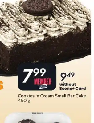 Sobeys Cookies'n Cream Small Bar Cake offer