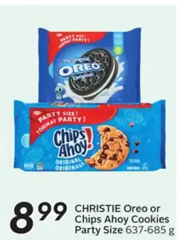 Sobeys CHRISTIE Oreo or Chips Ahoy Cookies offer