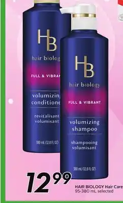 Sobeys HAIR BIOLOGY Hair Care offer