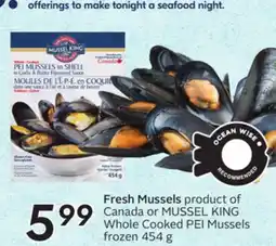 Sobeys Fresh Mussels offer