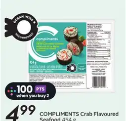 Sobeys COMPLIMENTS Crab Flavoured Seafood offer