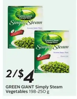 Sobeys GREEN GIANT Simply Steam Vegetables offer
