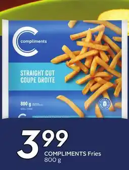 Sobeys COMPLIMENTS Fries offer