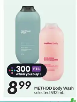 Sobeys METHOD Body Wash offer