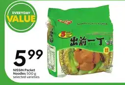 Sobeys NISSIN Packet Noodles offer
