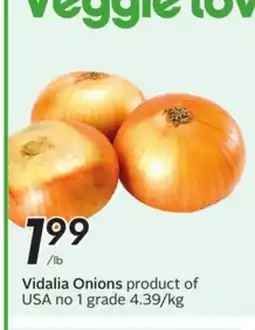 Sobeys Vidalia Onions offer