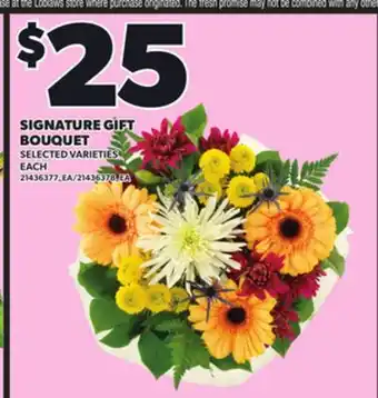 Loblaws SIGNATURE GIFT BOUQUET offer