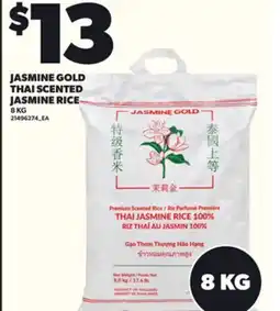 Loblaws JASMINE GOLD THAI SCENTED JASMINE RICE 8KG offer