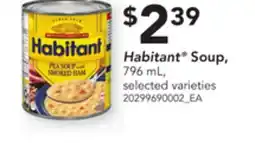 Loblaws HABITANT SOUP, 796 ML offer