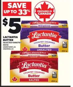 Loblaws LACTANTIA BUTTER, 454G offer