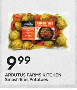 Sobeys ARBUTUS FARMS KITCHEN Smash' Ems Potatoes offer